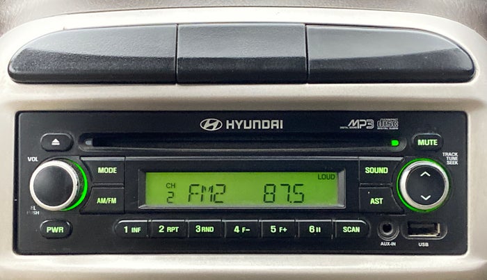 2012 Hyundai Santro Xing GLS PLUS AUDIO, Petrol, Manual, 71,036 km, Infotainment System