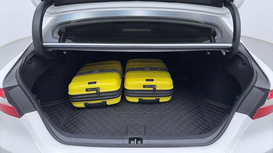 Boot Inside View with Luggage