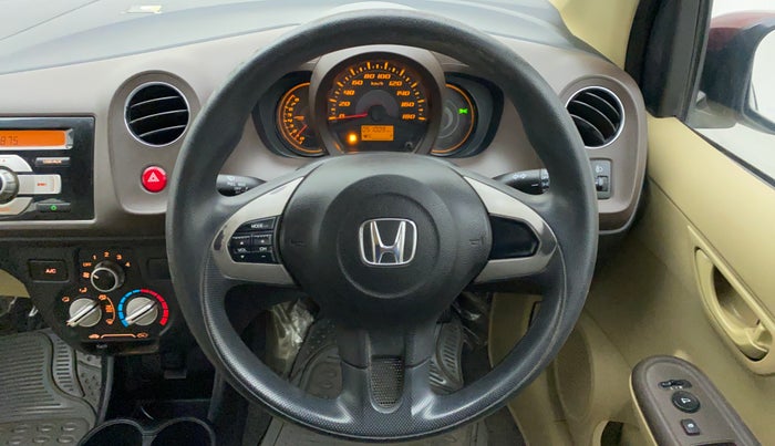 2013 Honda Amaze 1.2 SMT I VTEC, Petrol, Manual, 51,059 km, Steering Wheel Close Up