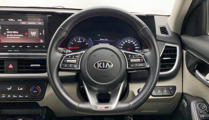2019 KIA SELTOS GTX+ 1.4 MT, Petrol, Manual, 35,371 km, Steering Wheel Close Up