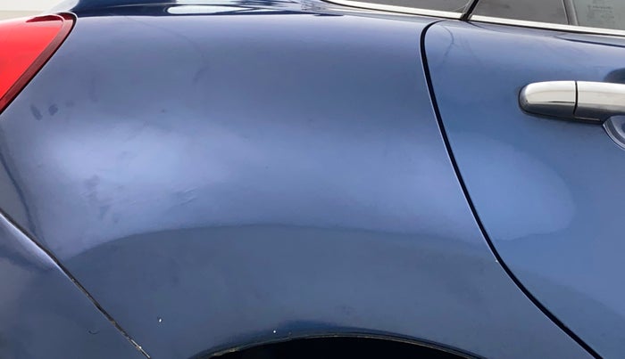 2017 Maruti Baleno ALPHA DIESEL 1.3, Diesel, Manual, 1,23,580 km, Right quarter panel - Paint has minor damage