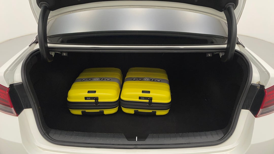 Boot Inside View with Luggage