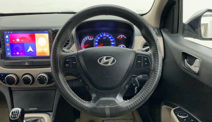 2014 Hyundai Xcent S (O) 1.2, CNG, Manual, 83,876 km, Steering Wheel Close Up