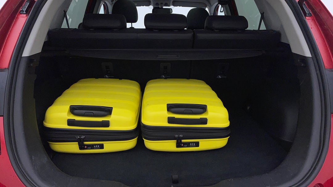 Boot Inside View with Luggage