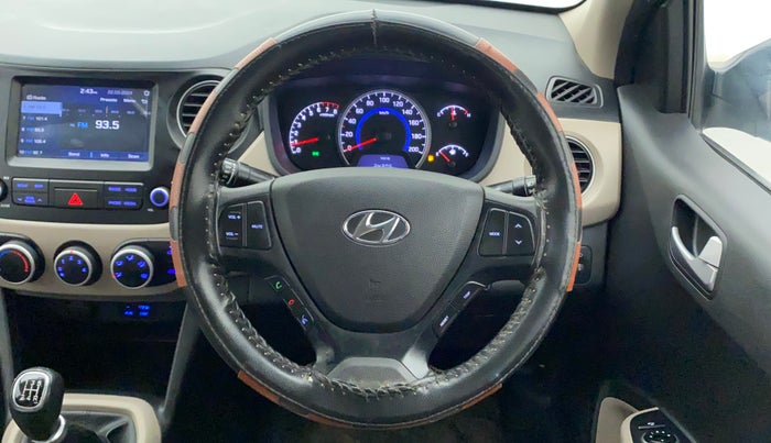 2019 Hyundai Grand i10 SPORTZ 1.2 KAPPA VTVT, Petrol, Manual, 30,324 km, Steering Wheel Close Up