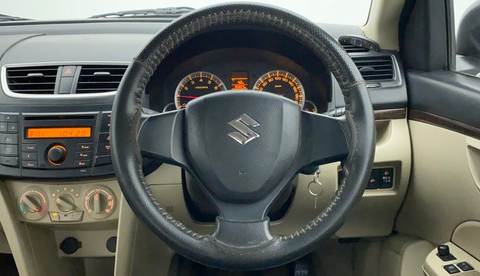 2013 Maruti Swift Dzire VXI, Petrol, Manual, 95,606 km, Steering Wheel Close Up