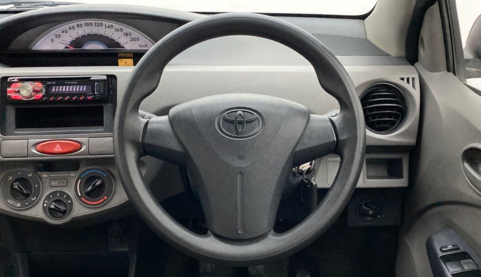 2011 Toyota Etios Liva G, Petrol, Manual, 44,093 km, Steering Wheel Close Up