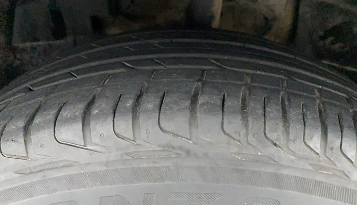 2019 Tata NEXON XZA + 1.2 PETROL A/T, Petrol, Automatic, 26,903 km, Left Front Tyre Tread
