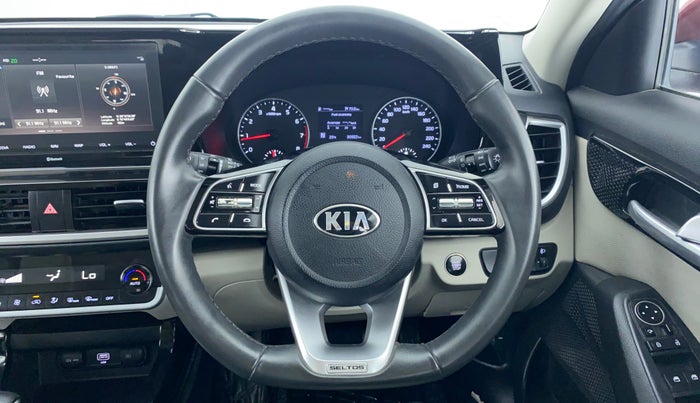 2020 KIA SELTOS HTX+ AT PETROL, Petrol, Automatic, 33,638 km, Steering Wheel Close Up