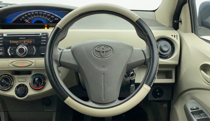 2014 Toyota Etios Liva G, Petrol, Manual, 18,080 km, Steering Wheel Close Up