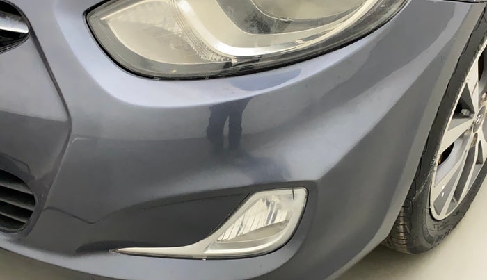 2014 Hyundai Verna FLUIDIC 1.6 VTVT SX, Petrol, Manual, 69,505 km, Front bumper - Paint has minor damage