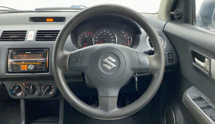 2011 Maruti Swift VXI, Petrol, Manual, 1,32,749 km, Steering Wheel Close Up