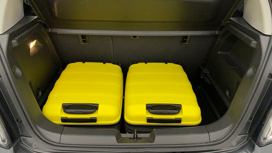 Boot Inside View with Luggage