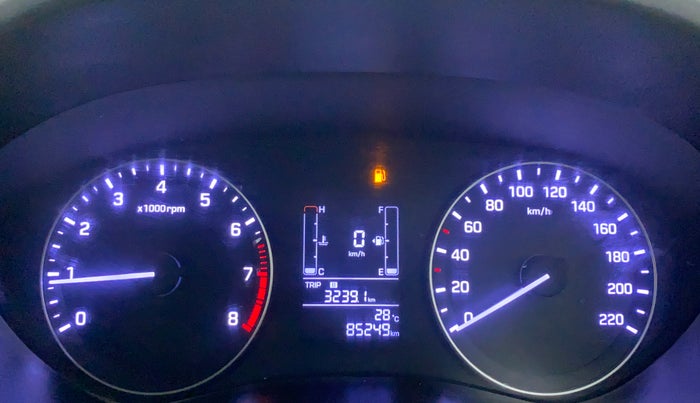 2017 Hyundai Elite i20 SPORTZ 1.2, Petrol, Manual, 85,352 km, Odometer Image