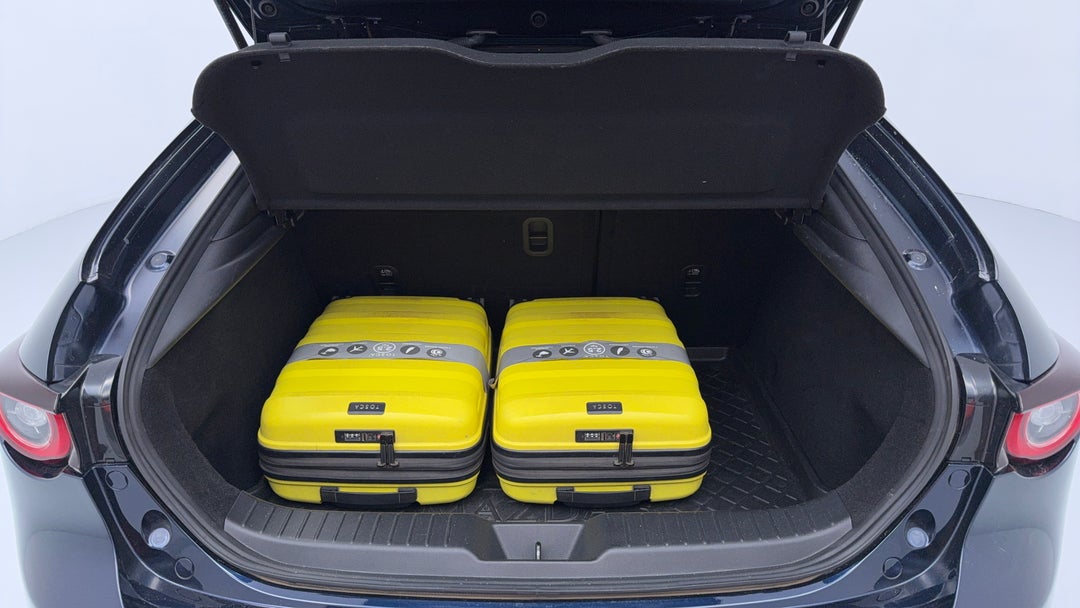 Boot Inside View with Luggage