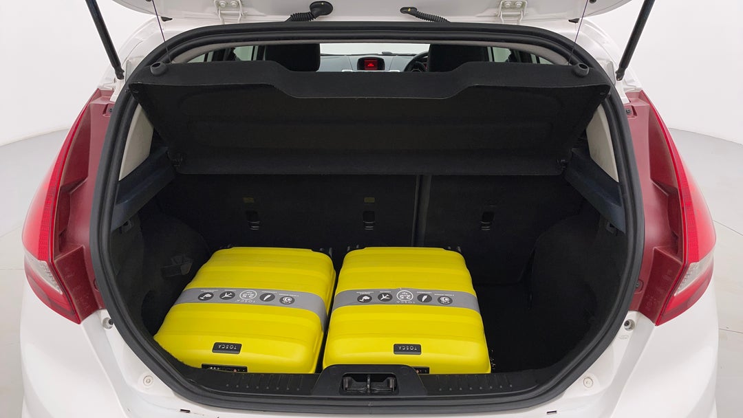 Boot Inside View with Luggage