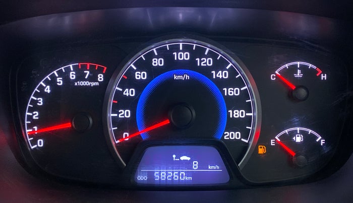 2015 Hyundai Grand i10 MAGNA 1.2 KAPPA VTVT, Petrol, Manual, 58,259 km, Odometer Image