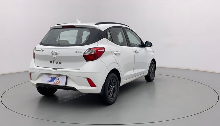 2020 Hyundai GRAND I10 NIOS SPORTZ AMT 1.2 KAPPA VTVT, Petrol, Automatic, 19,621 km, Right Back Diagonal