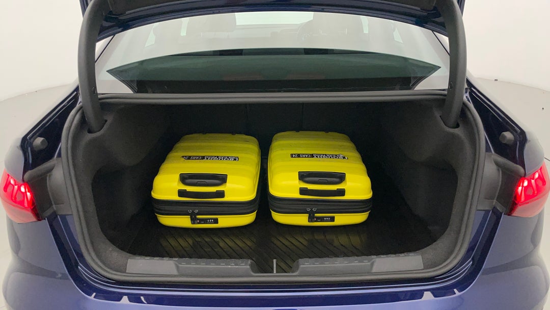 Boot Inside View with Luggage