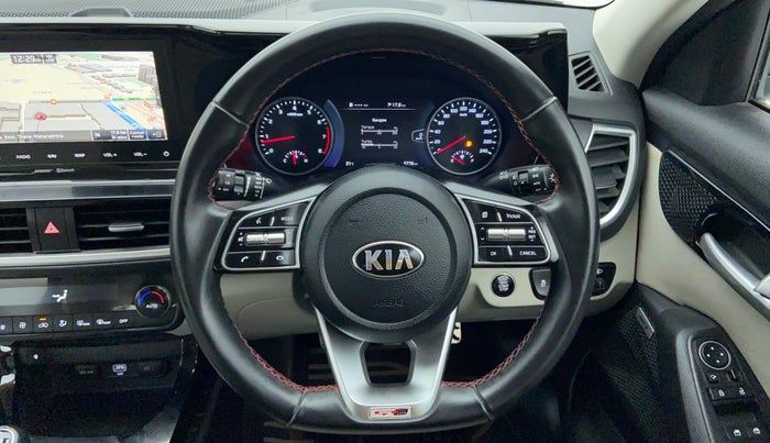 2019 KIA SELTOS GTX+ 1.4 MT, Petrol, Manual, 5,931 km, Steering Wheel Close Up