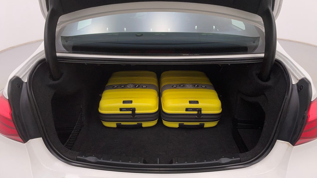 Boot Inside View with Luggage