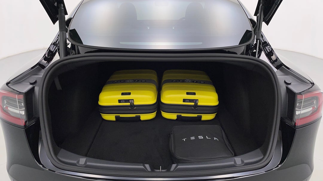 Boot Inside View with Luggage