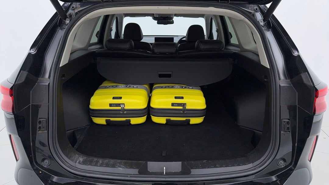 Boot Inside View with Luggage