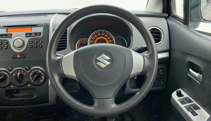 2011 Maruti Wagon R 1.0 VXI, Petrol, Manual, 38,782 km, Steering Wheel Close Up