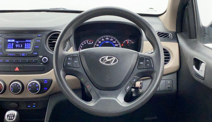 2016 Hyundai Grand i10 SPORTZ 1.2 KAPPA VTVT, Petrol, Manual, 63,204 km, Steering Wheel Close Up