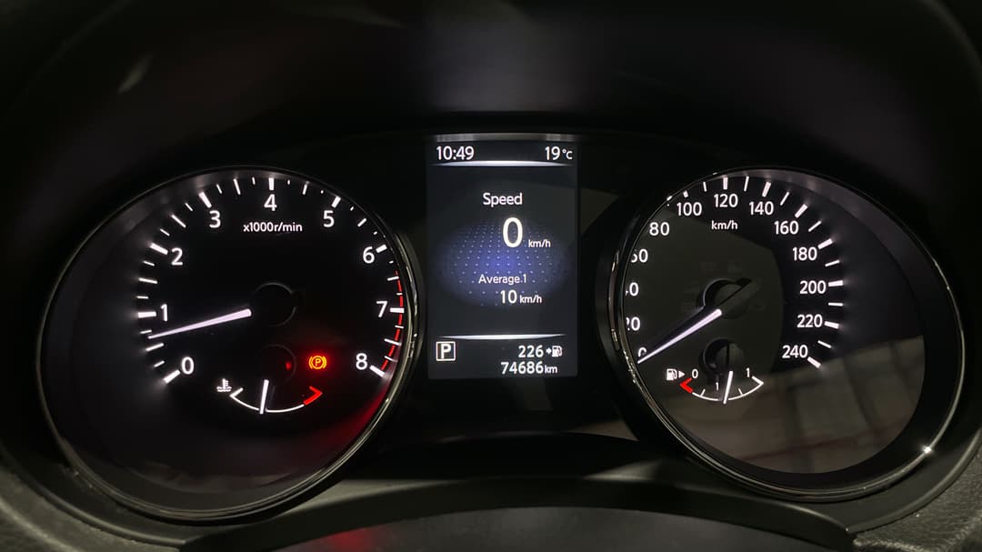 2017 Nissan Qashqai St, Automatic, 74686 km, Odometer View