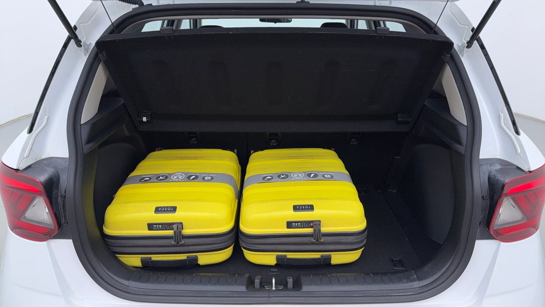 Boot Inside View with Luggage
