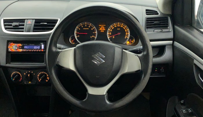 2013 Maruti Swift VXI, Petrol, Manual, 88,195 km, Steering Wheel Close Up