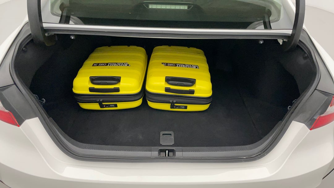 Boot Inside View with Luggage