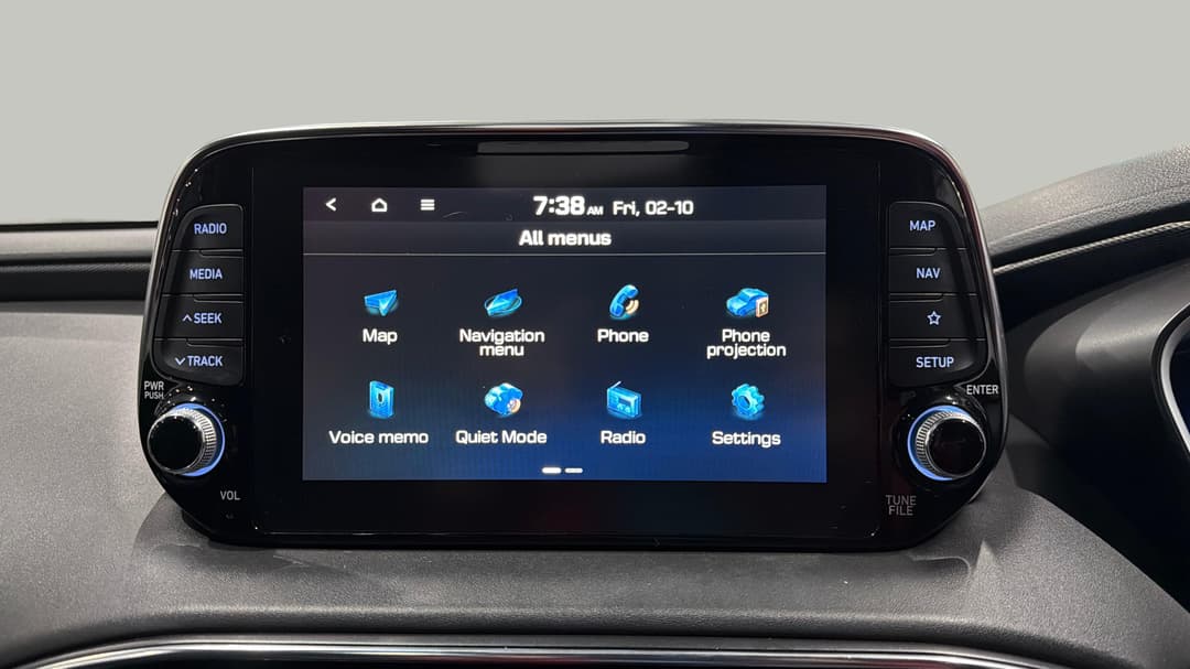 2020 Hyundai Santa Fe Highlander Crdi Blk-bge (AWD), Automatic, 99473 km, Infotainment System