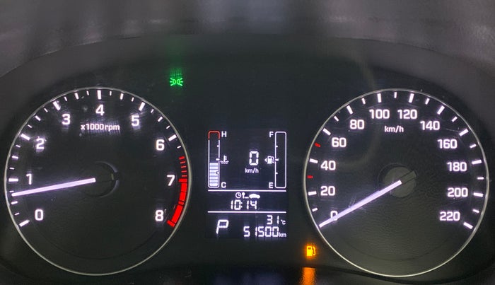 2018 Hyundai Creta 1.6 VTVT SX AUTO, Petrol, Automatic, 51,765 km, Odometer Image