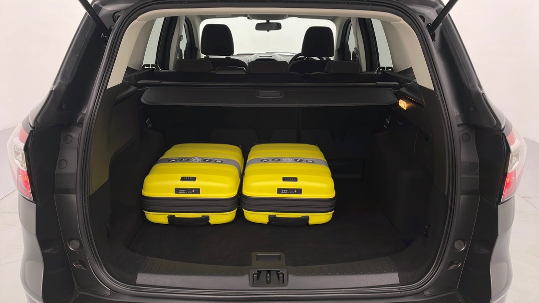 Boot Inside View with Luggage
