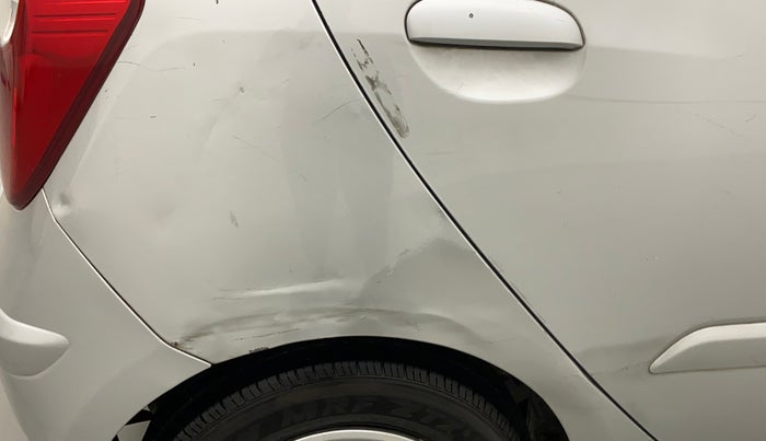 2011 Hyundai i10 SPORTZ 1.2, Petrol, Manual, 69,232 km, Right quarter panel - Minor scratches