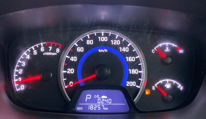 2017 Hyundai Grand i10 SPORTZ (O) AT 1.2 KAPPA VTVT, Petrol, Automatic, 18,257 km, Odometer Image