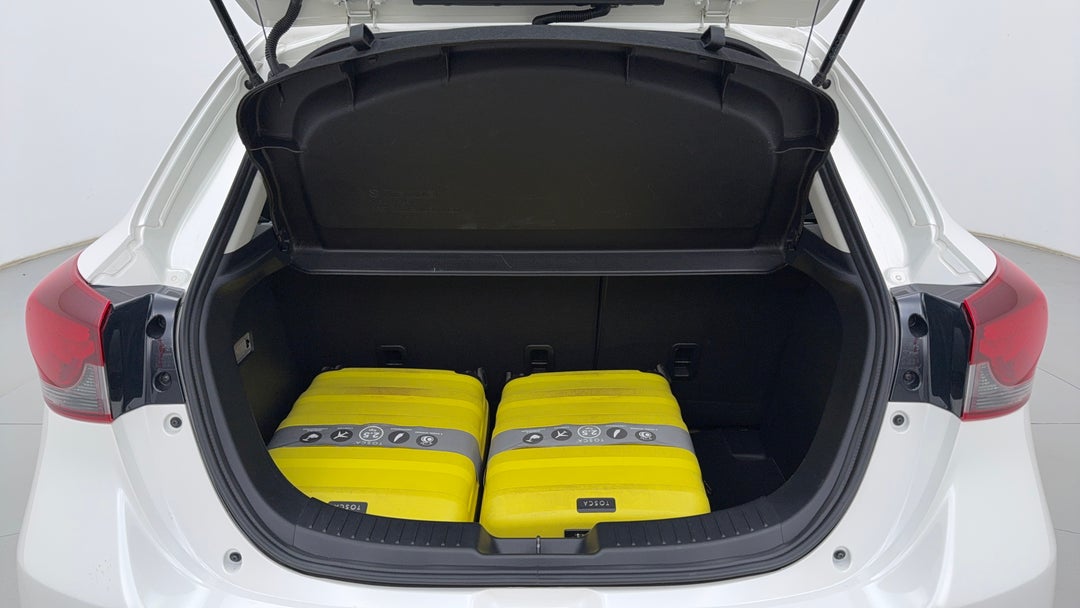 Boot Inside View with Luggage