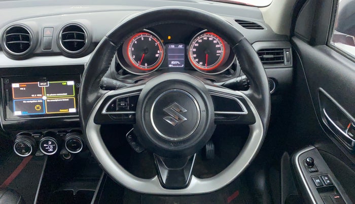 2018 Maruti Swift ZXI+, Petrol, Manual, 80,457 km, Steering Wheel Close Up