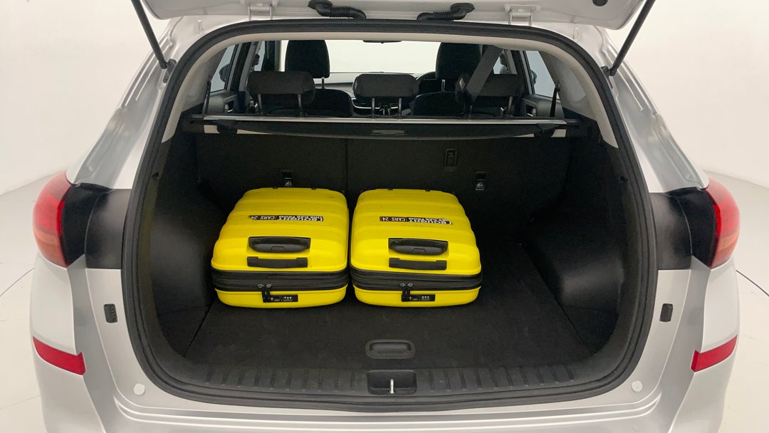 Boot Inside View with Luggage