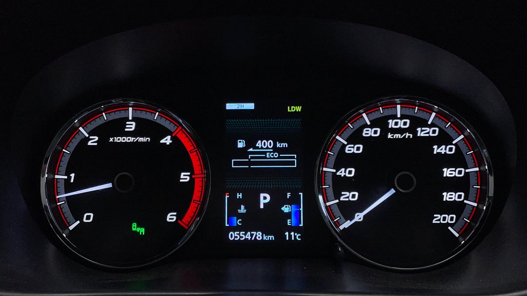 2019 Mitsubishi Triton Gls (4x4), Automatic, 55478 km, Odometer View