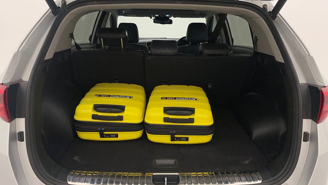 Boot Inside View with Luggage