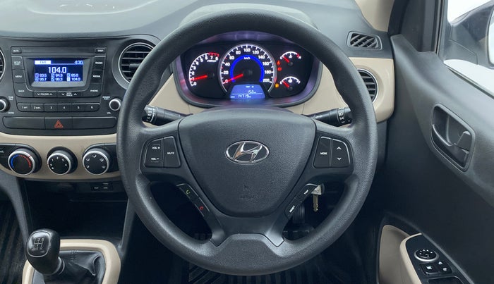 2019 Hyundai Grand i10 MAGNA 1.2 KAPPA VTVT, Petrol, Manual, 14,719 km, Steering Wheel Close Up