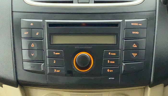 2013 Maruti Swift Dzire VXI, Petrol, Manual, 78,853 km, Infotainment system - Reverse camera not working