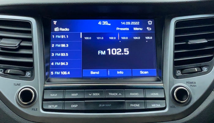 2018 Hyundai Tucson 2WD MT PETROL, Petrol, Manual, 87,471 km, Infotainment System