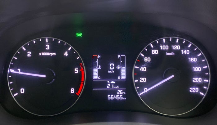2017 Hyundai Creta 1.6 SX CRDI, Diesel, Manual, 56,501 km, Odometer Image