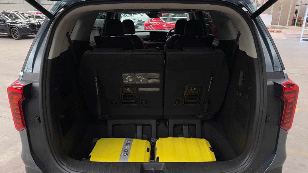 2024 Kia Carnival Sport+, Automatic, 18078 km, Boot Inside View with Luggage