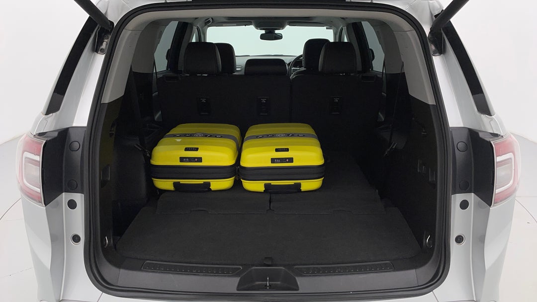 Boot Inside View with Luggage