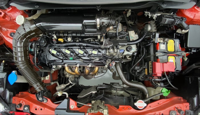 2018 Maruti Swift VXI AMT D, Petrol, Automatic, 18,958 km, Engine Bonet View